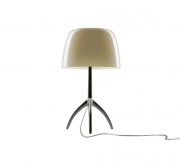 Foscarini Lumiere Piccola Tavolo On / Off Alluminio / Bianco Caldo