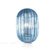 Foscarini Plass Media On / Off Tavolo Azzurro