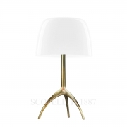 Foscarini Lumiere Grande Tavolo Con Dimmer Champagne / Bianco