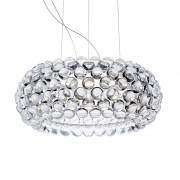 Foscarini Caboche Plus Media Led Sospensione Dimmerabile Trasparente