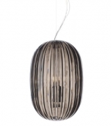 Foscarini Plass Media E27 Sospensione Grigio