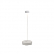 Zafferano Swap Bianca Lampada Da Tavolo Led Ricaricabile
