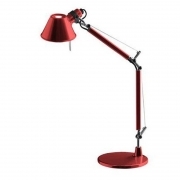 Artemide Tolomeo Micro Rosso Anodizzato Lampada Da Tavolo A011810