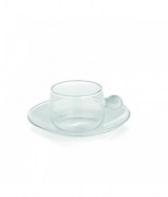 Zafferano Tazza da Te'E  Piattino - Bilia bianco